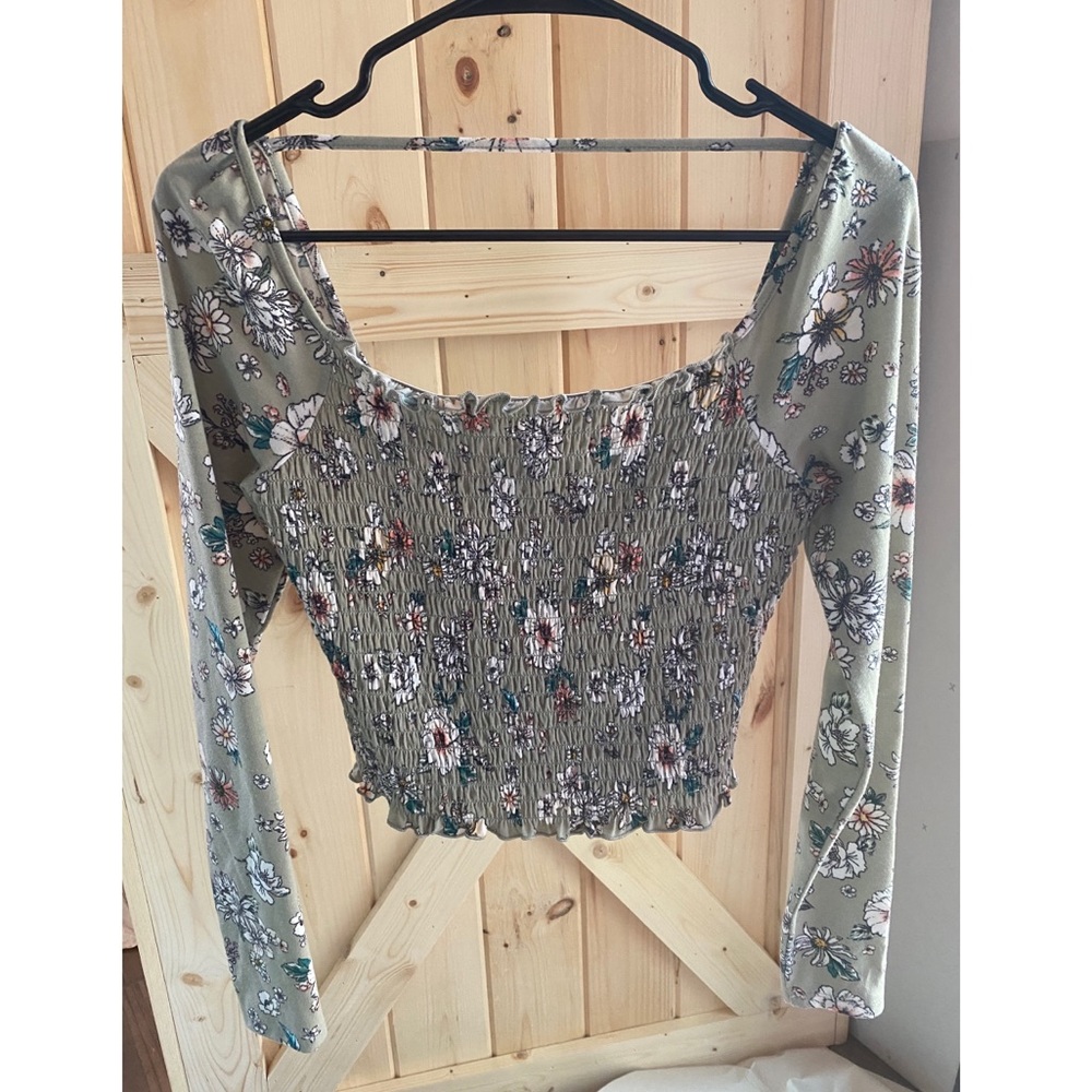 Floral love fire top